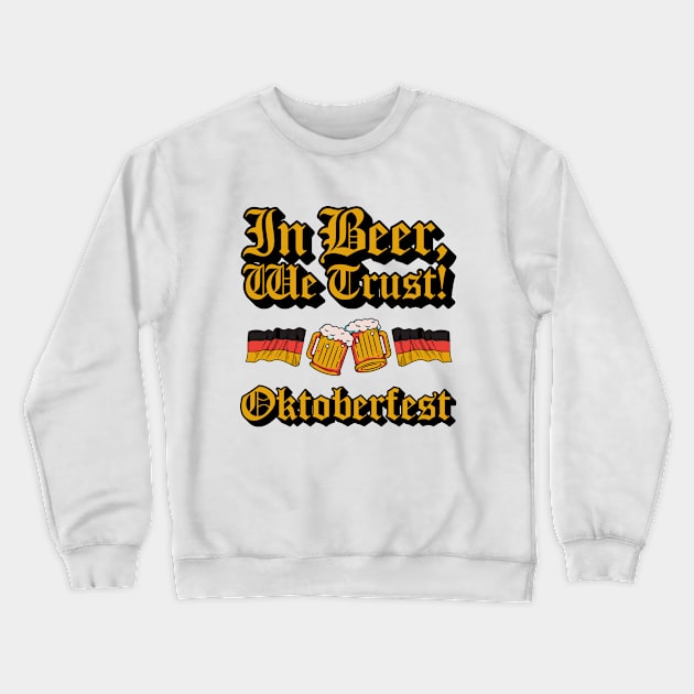 Octoberfest Crewneck Sweatshirt by Myartstor 